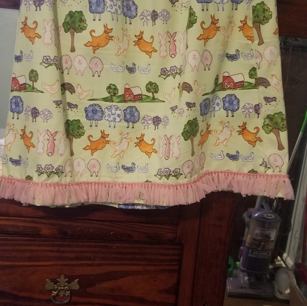 Vintage whimsical homemade miniskirt - Picture 4 of 6